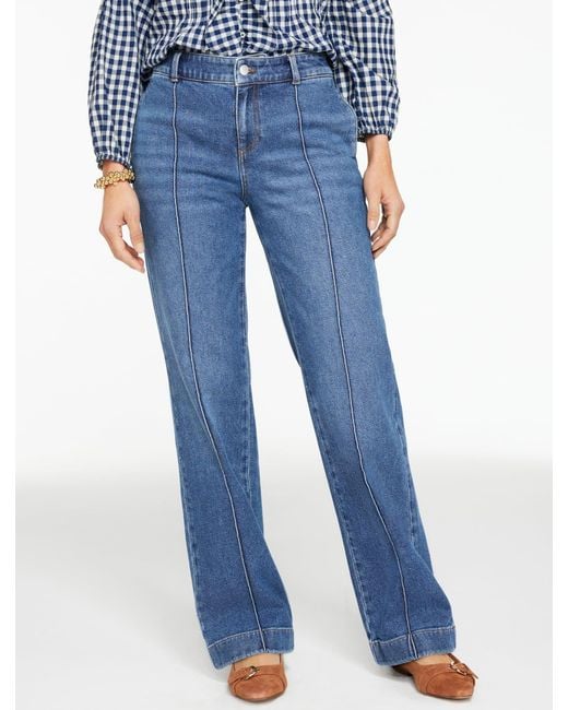 Talbots Blue Classic Jean Trousers