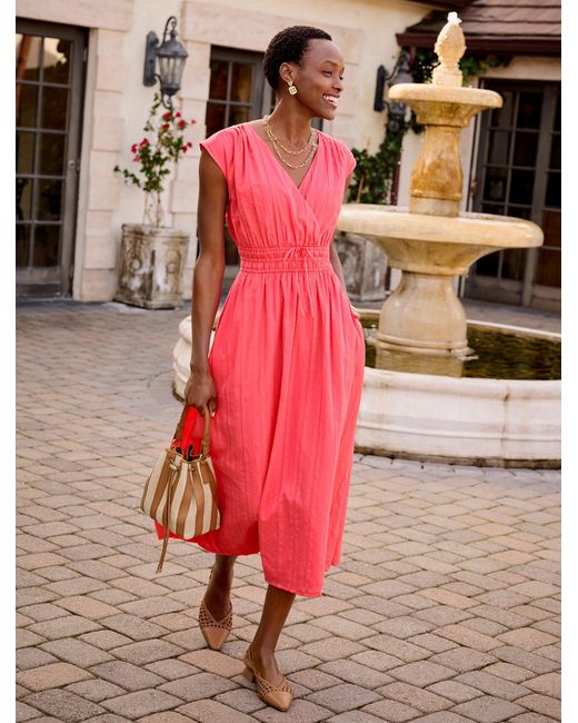 talbots cocktail dresses Women's Wedding Guest Machine Wash Cold Talbots Women's Pink Extended Shoulder