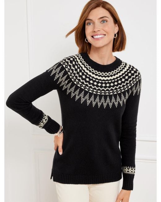 Talbots Black Crewneck Sweater