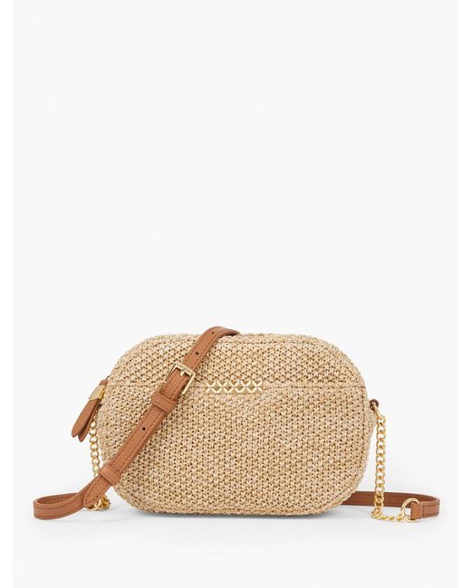 Talbots Straw Crossbody Bag in Natural Lyst