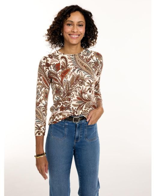 Talbots Blue Audrey Cashmere Sweater
