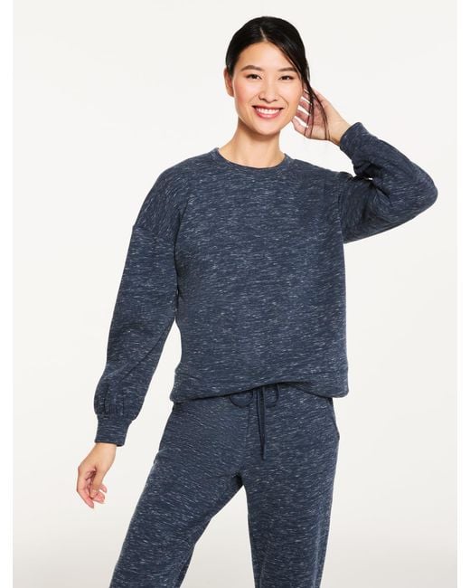 Talbots Blue Cozy Cloud Crewneck Sweater Pullover