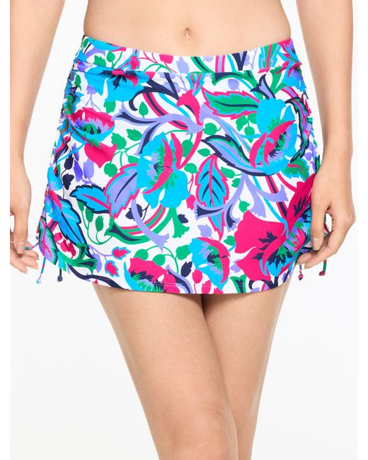 Aqua Club Blue Cinch Swim Skirt