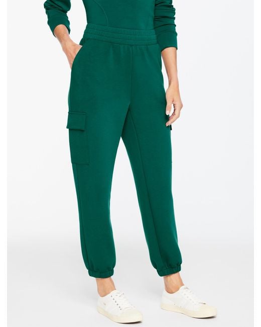 Talbots Green Airknit Stretch Ribbed Cargo Jogger Pants
