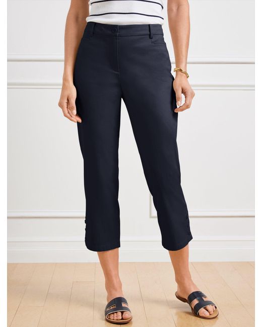 Talbots Blue Perfect Skimmers Pants