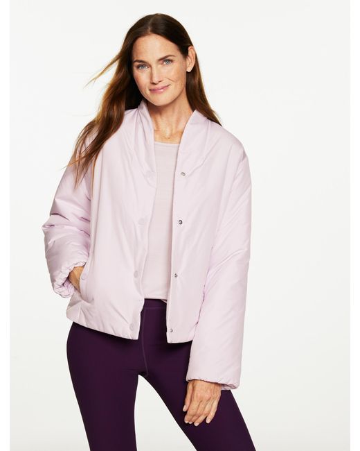 Talbots Purple Padded Jacket