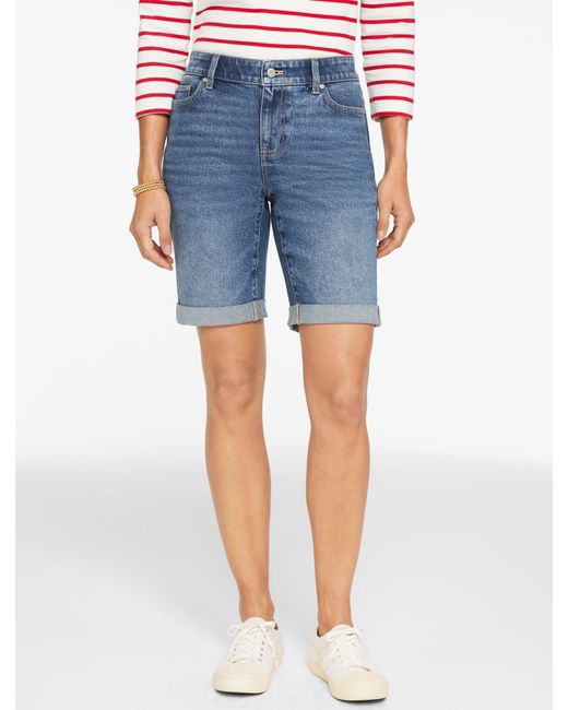 Talbots Blue Girlfriend Denim Shorts