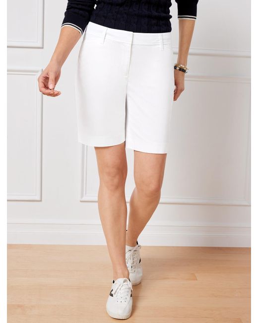 Talbots White Perfect Shorts