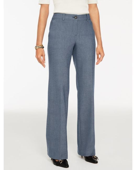 Talbots Blue Boot Leg Refined Denim Pants