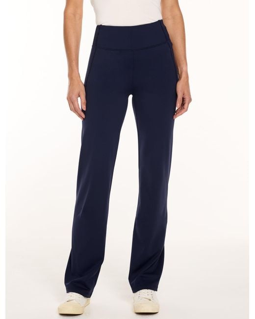 Talbots Blue Performance Compression Straight Leg Pants