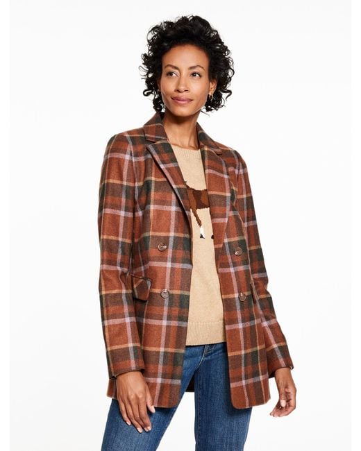 Talbots Brown No Close Blazer