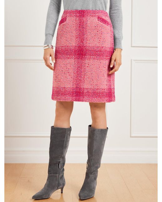 Talbots Pink A-line Skirt