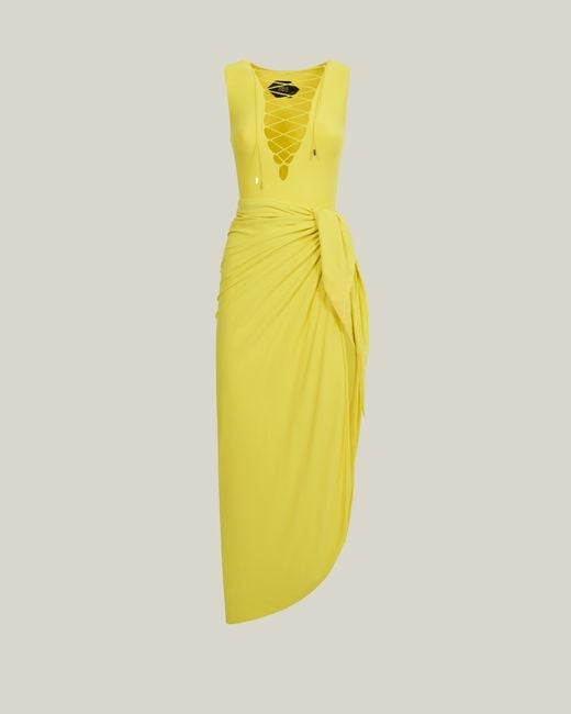 Taller Marmo Yellow Grand Sahara Swimsuit