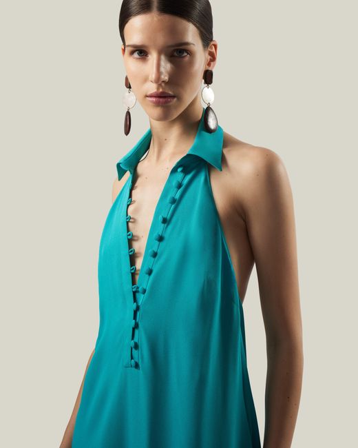 Taller Marmo Blue Barbara Dress