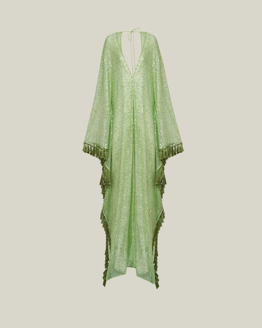 Women's Green Absolutely Ooo Kaftan