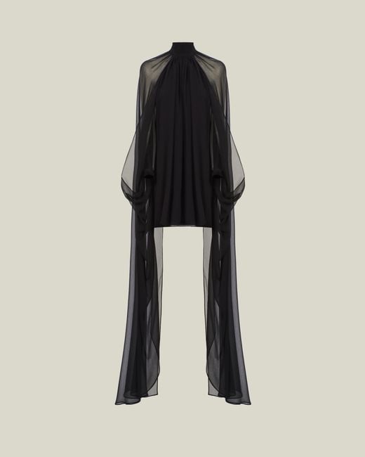 Taller Marmo Black Mini Eterea Dress