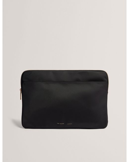 Ted Baker Black Nytalis 15-Inch Padded Laptop Case
