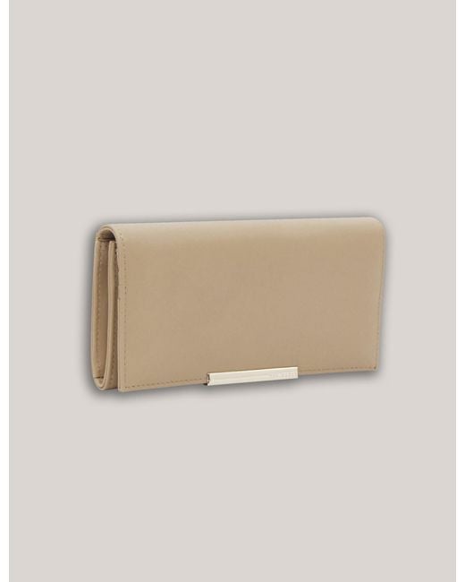 Ted Baker Natural Raaynia Bar Detail Large Bifold Leather Purse
