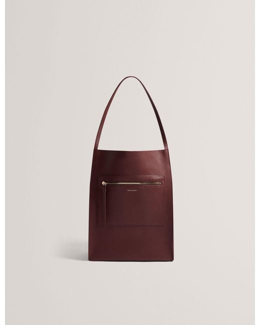 Ted Baker Multicolor Tammila Tall Soft Leather Structured Tote Bag