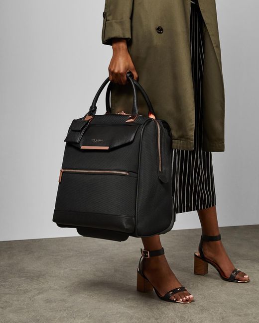 Ted Baker Metallic Trim Travel Bag in Black Lyst
