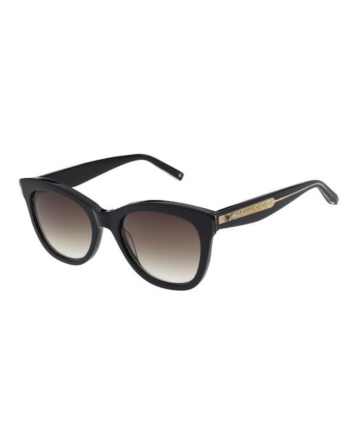 Ted Baker Black Arielabp Round Chunky Frame Sunglasses