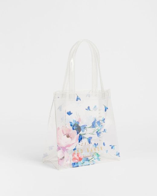 Ted Baker Multicolor Unicon Raspberry Ripple Small Clear Icon Bag