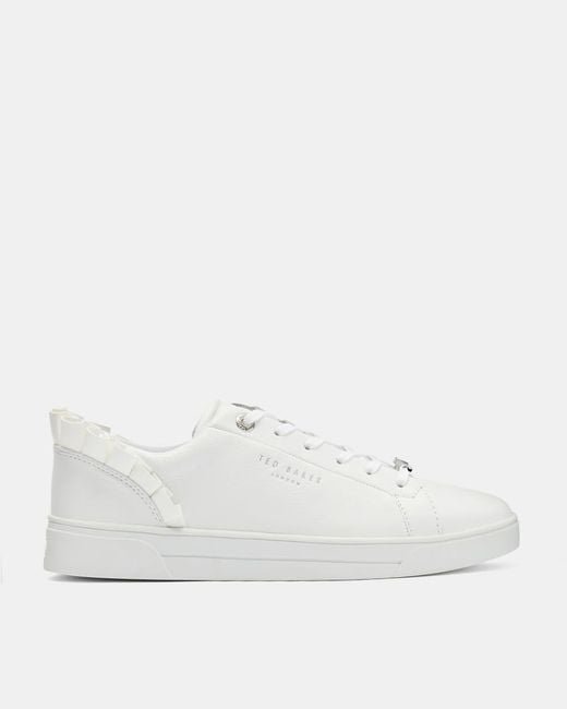 ted baker ruffle detail trainers