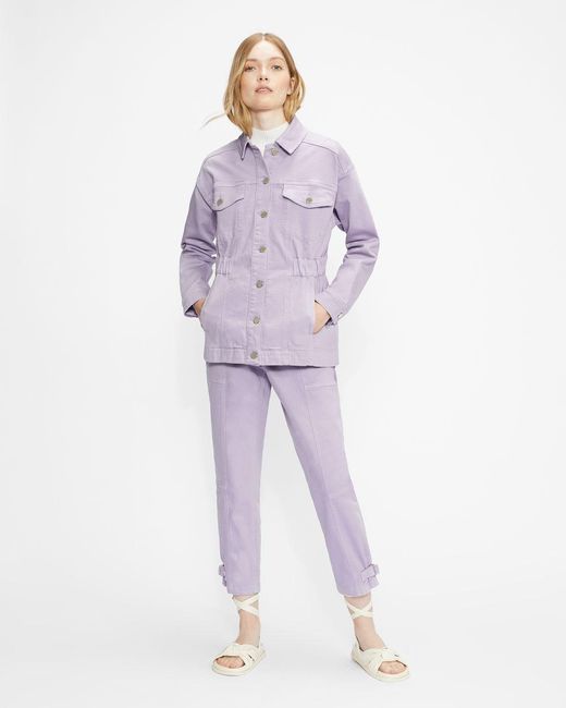 Ted Baker Oversized Denim Jacket With 