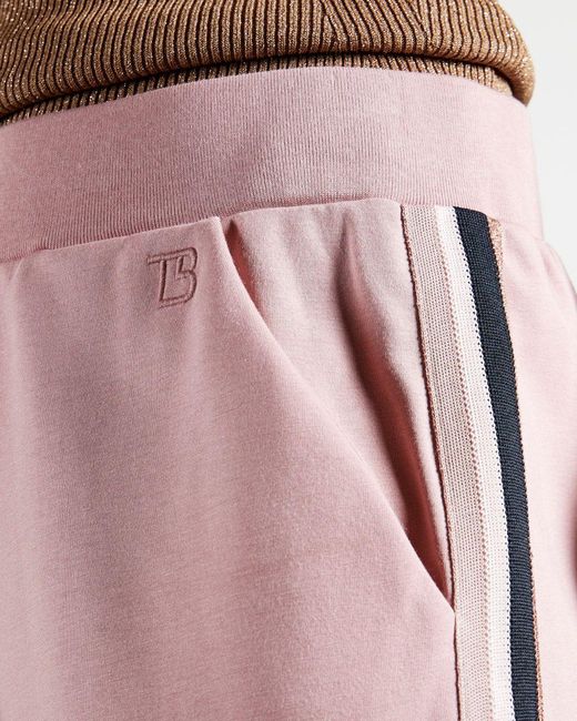 aliceah jogger with striped trim