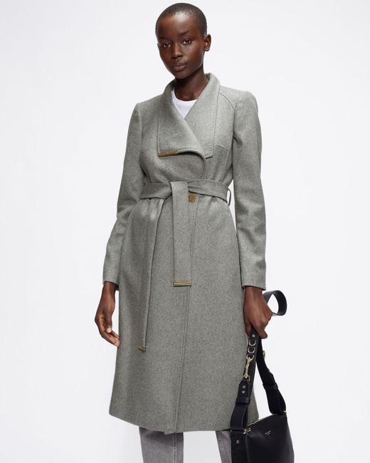 ted baker wool wrap coat