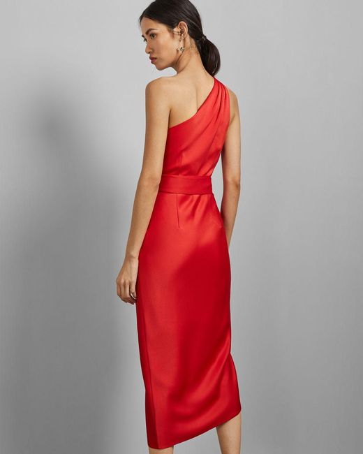 ted baker gabie dress red