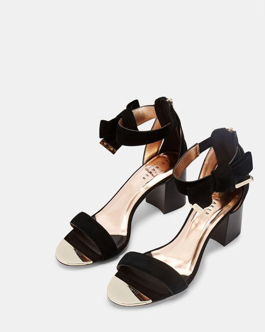 ted baker black suede heels