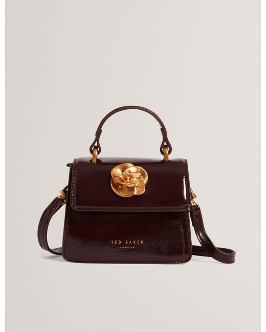 Ted Baker Multicolor Roselah Hardware Rose Mini Top Handle Bag