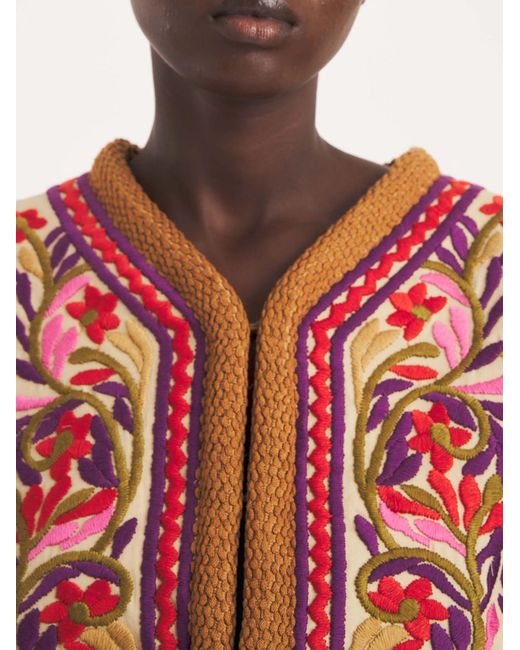 Antik Batik Red Suna Jacket
