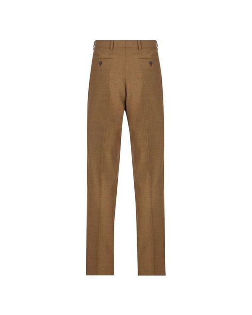 Prada Natural Wool Trousers