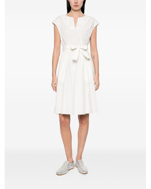 Woolrich White Cotton Short Dress