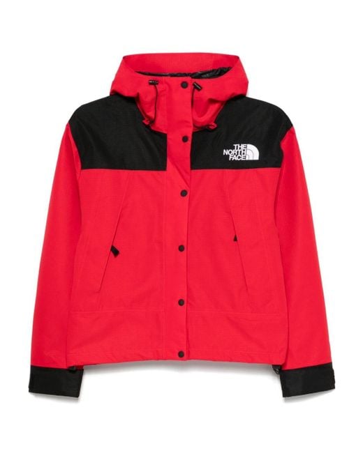 The North Face Red Drawstring Hood Jacket