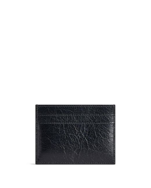 Balenciaga Black Credit Card Holder With Logo for men