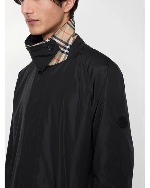 Burberry Black Ridgewood Car Coat for men