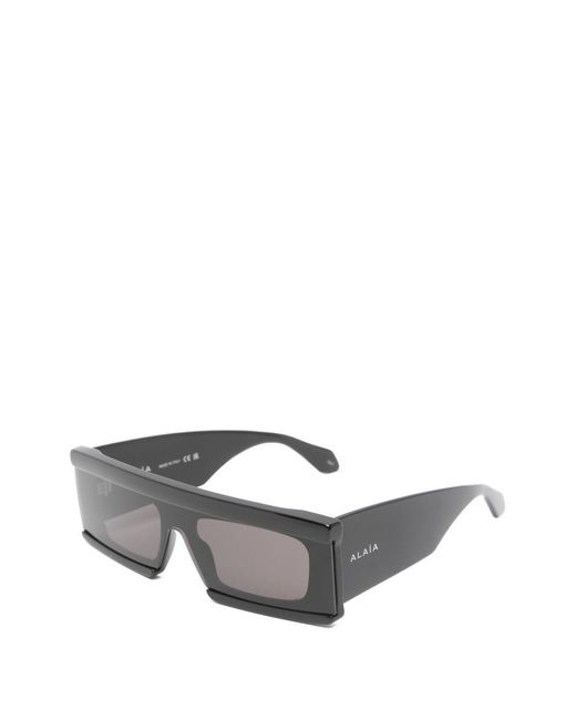 Alaïa Gray Mask Sunglasses