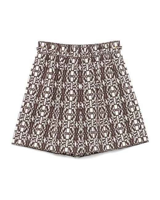Max Mara Multicolor Taiga Shorts