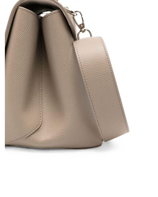 Emporio Armani Natural Medium Leather Handbag