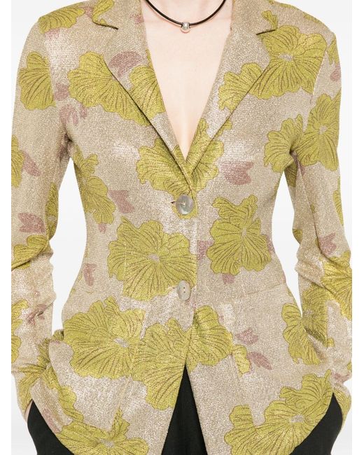 Siyu Green Rosella Single-Breasted Jacket