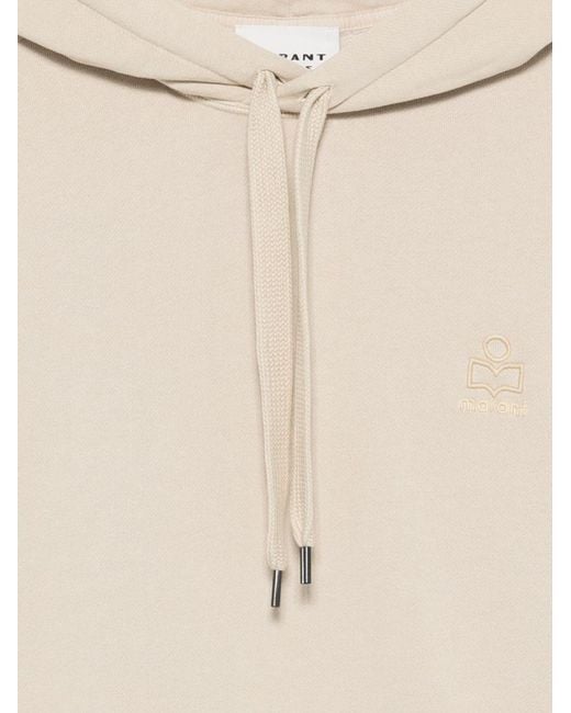 Isabel Marant Natural Salmy Cotton Hoodie