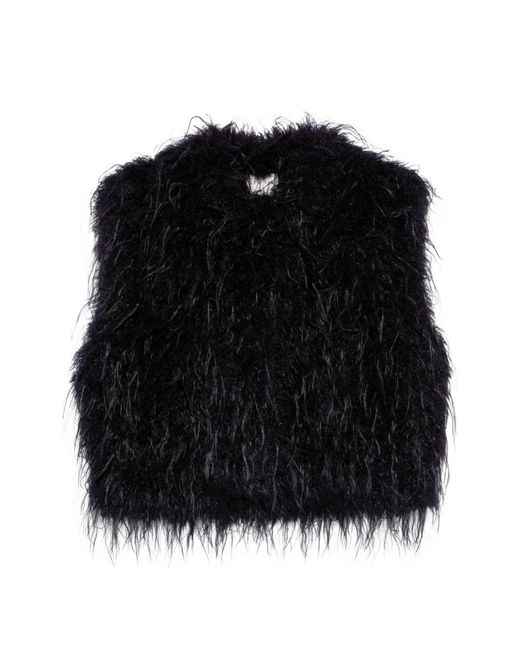 Forte_forte Black Ecofur Vest