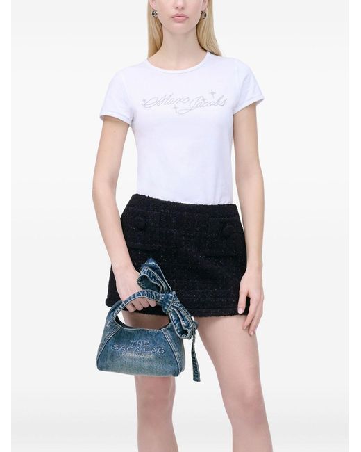 Marc Jacobs Blue The Mini Sack Denim Handbag