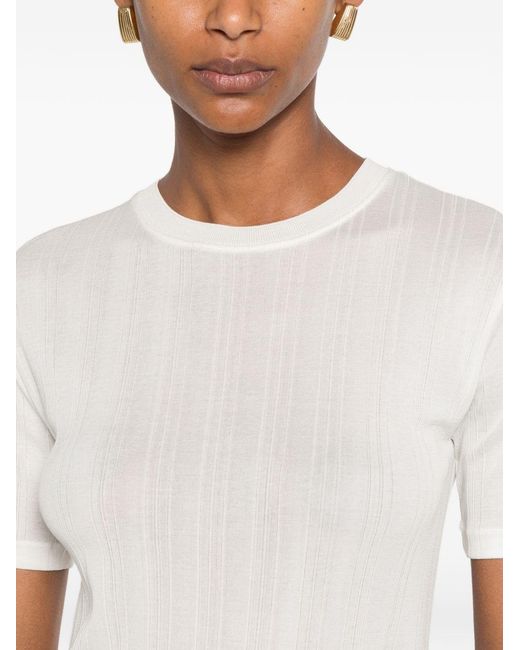 The Row White Etina Top