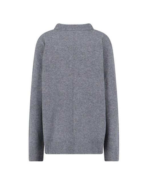 The Row Gray Sibem Wool And Cashmere Jumper