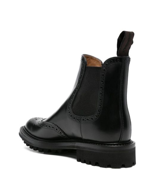 Church's Black Mcqueen Leather Boots