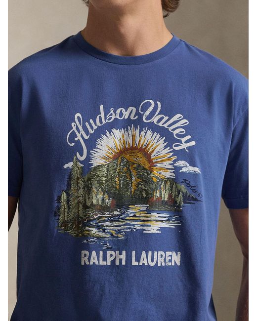 Ralph Lauren Blue Classic Cotton Polo For for men